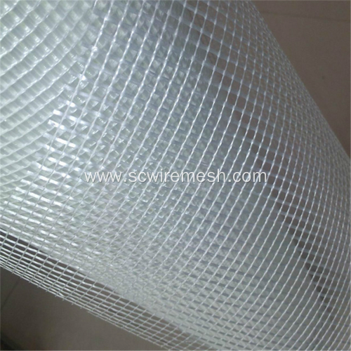 White Fiberglass Mesh 1x50m with 5x5mm